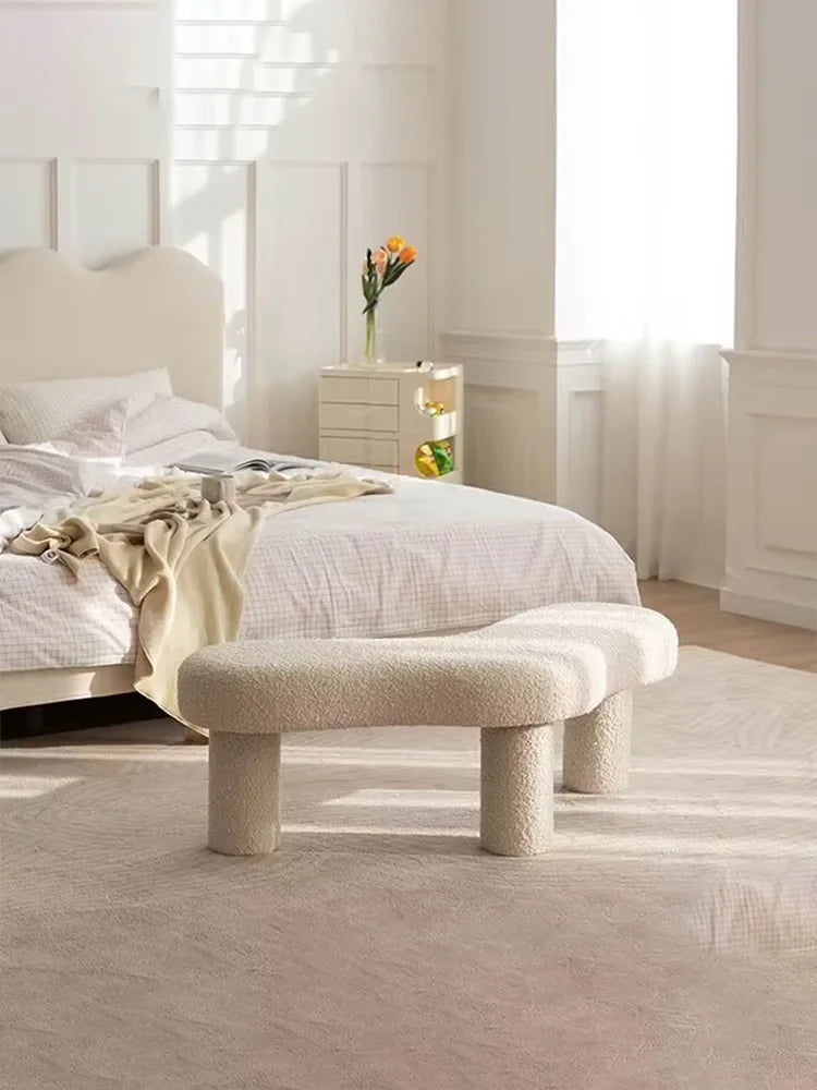 Sgabello Elegante in Legno Massello